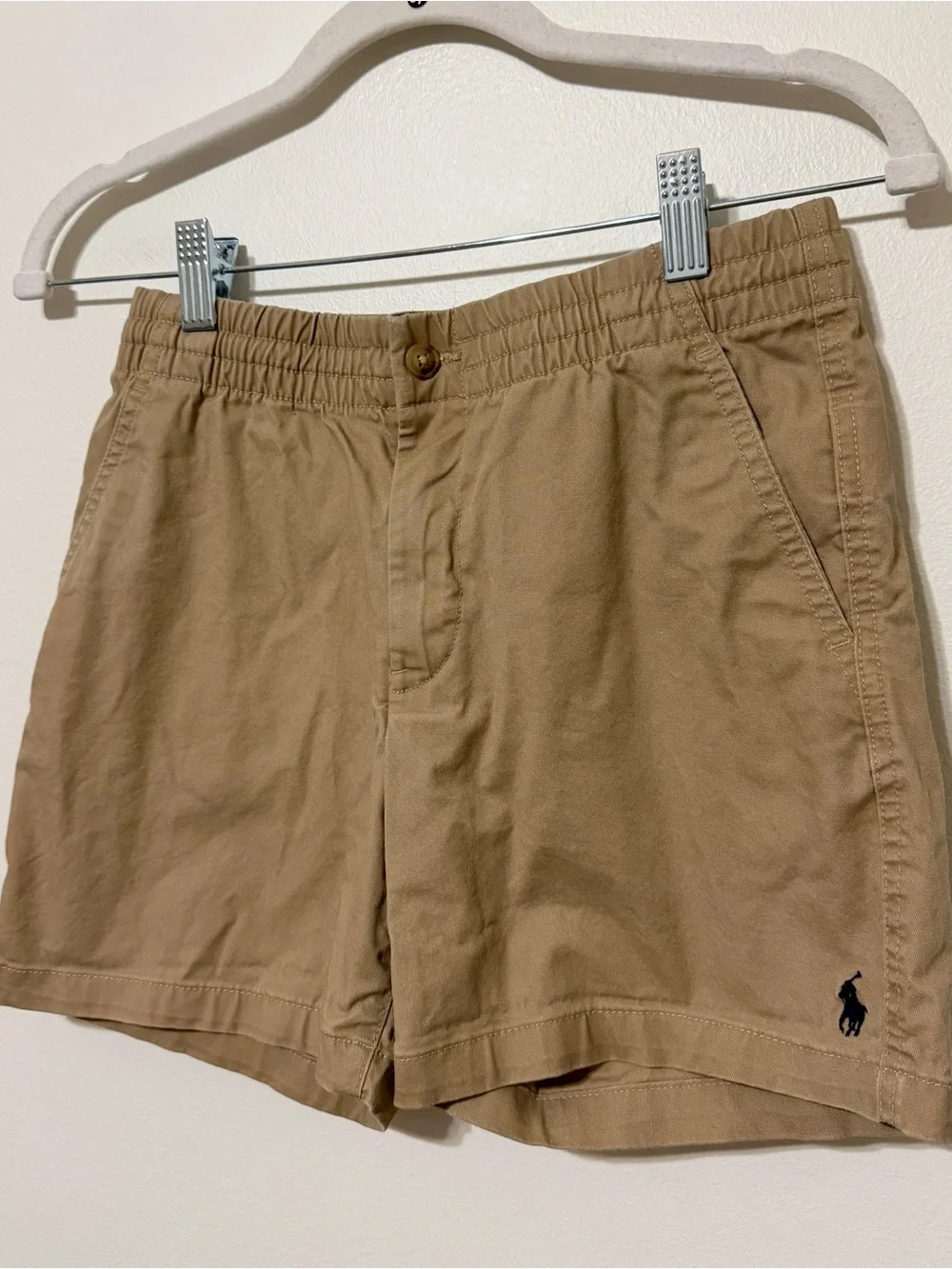 Polo Ralph Lauren Khaki Prepster Flex Abrasion Twill Short Boys Size 12